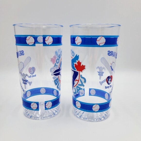 Vintage Toronto Blue Jays Plastic Cup Cups Sears Variety Club Easter Seals MLB - Picture 5 of 9